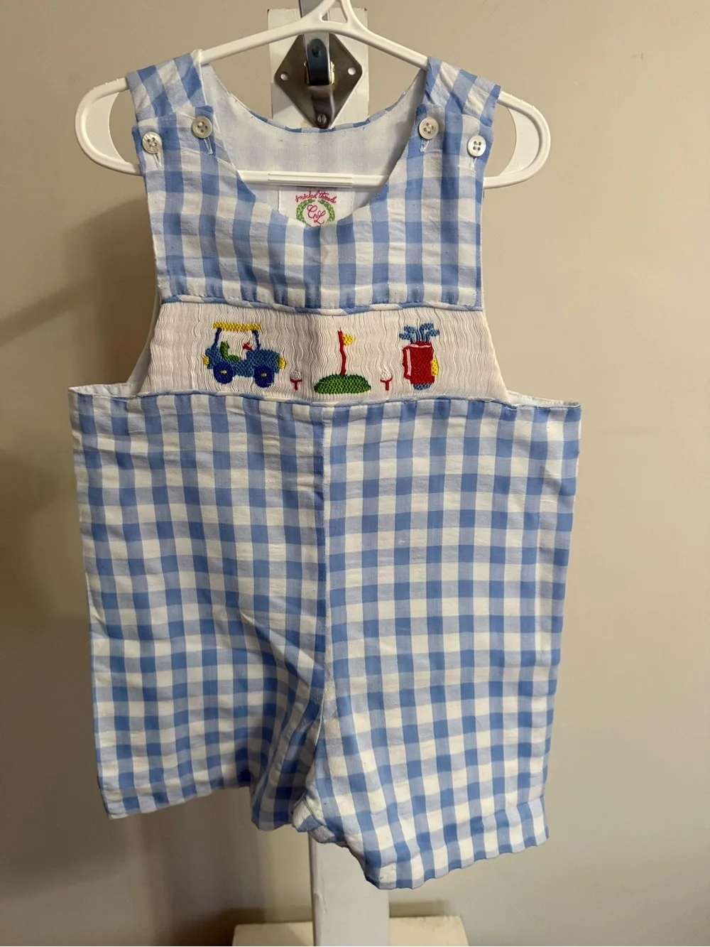 New Cecil & Lou  Smocked Golf Jon Jon